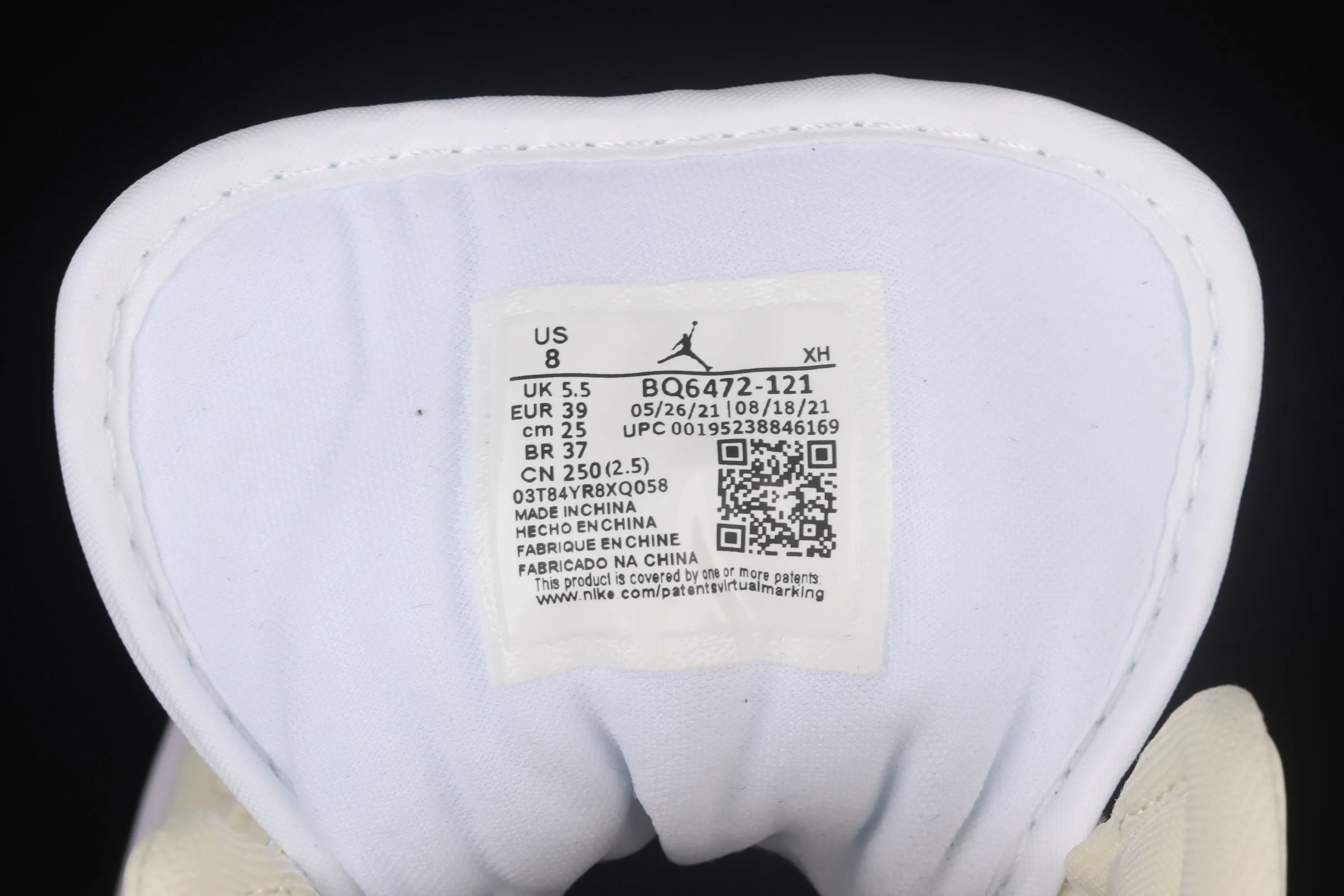 All categories Air Jordan Jordan series basketball shoes Air Jordan 1 Mid Air Jordan 1 Mid AJ1 Joe 1 white apricot milk coconut cream China basketball shoes BQ6472-121